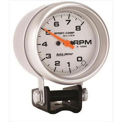 Auto Meter Sport-Comp Silver Mini Tachometer - 3707